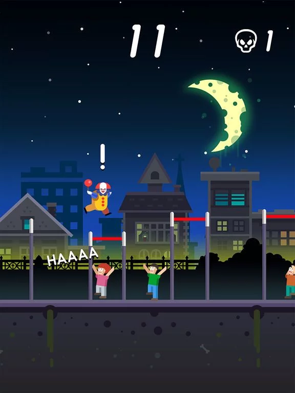 Изображение игры: Crazy Clown Chase