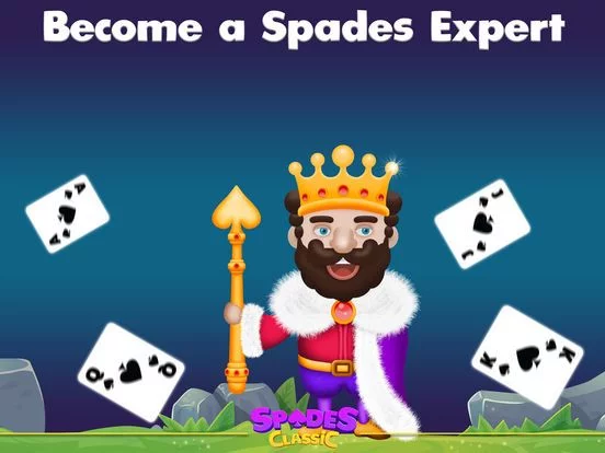 Изображение игры: Spades Classic Online