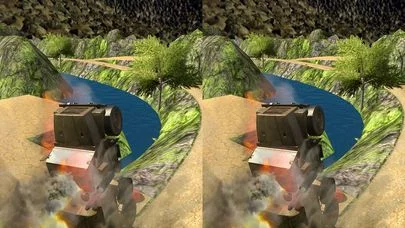 Изображение игры: Vr Mountain Army Truck: Simulator game-s 2016