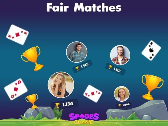 Изображение игры: Spades Classic Online