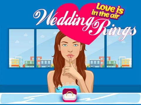 Изображение игры: Wedding Rings - Bling Prom Queen