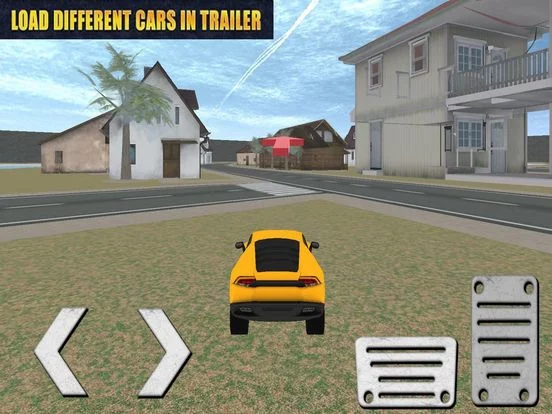 Изображение игры: Car Transporter Truck Drive