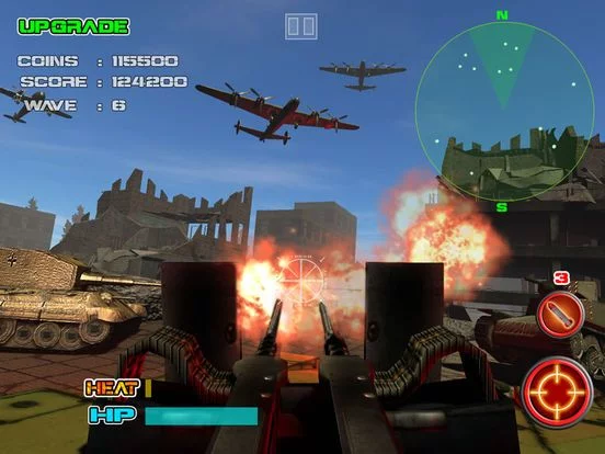 Изображение игры: Allied WWII Base Defense - Anti-Tank and Aircraft Simulator Game FREE