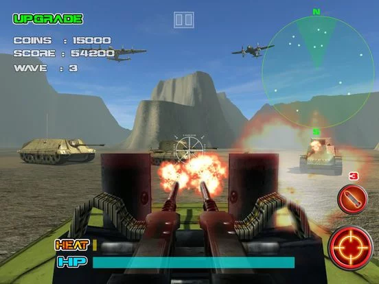 Изображение игры: Allied WWII Base Defense - Anti-Tank and Aircraft Simulator Game FREE