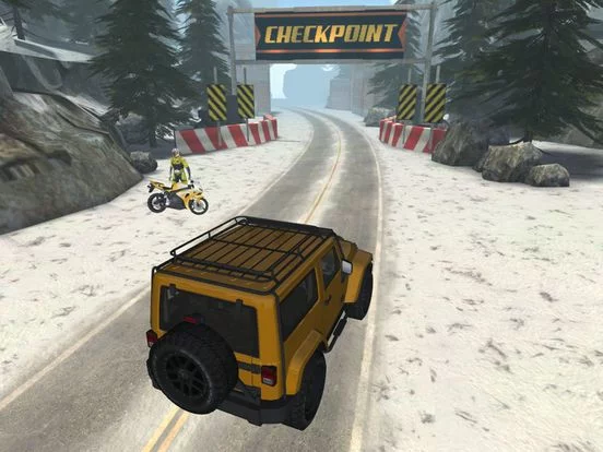 Изображение игры: 3D Snow Truck Racing - eXtreme Winter Driving Monster Trucks Race Games