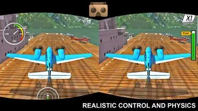 Изображение игры: VR Flight Pilot: 3D Airplane Sim-ulator Game-s