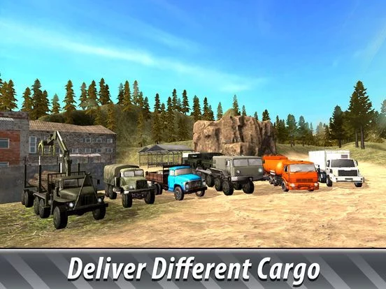 Изображение игры: Offroad Cargo Truck Simulator 3D