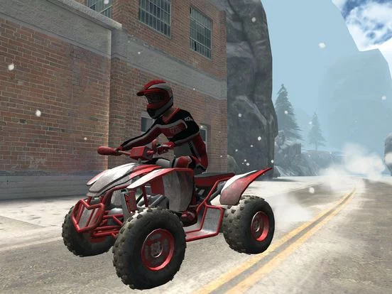Изображение игры: ATV Snow Racing - eXtreme Real Winter Offroad Quad Driving Simulator Game FREE Version