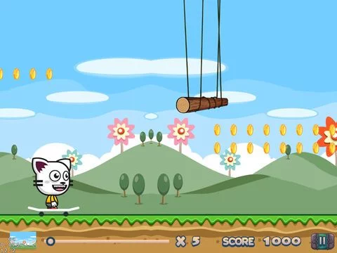 Изображение игры: Kitty Dash - Brave Rocket Frontier