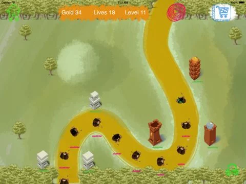 Изображение игры: A Medival Castle Fighting Turret Game - Destroy your Enemy
