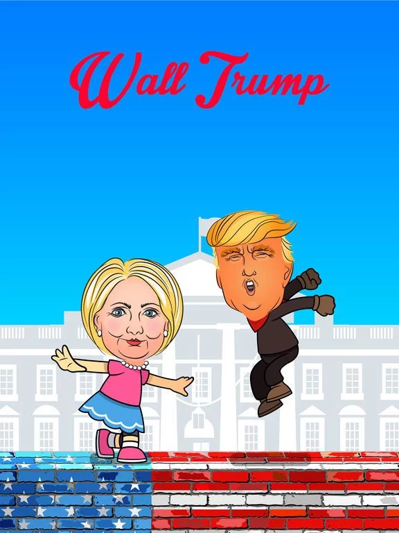 Изображение игры: Wall Trump - Donald & Hillary Edition