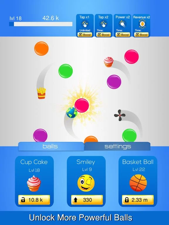 Изображение игры: Idle Balls Tap Itch