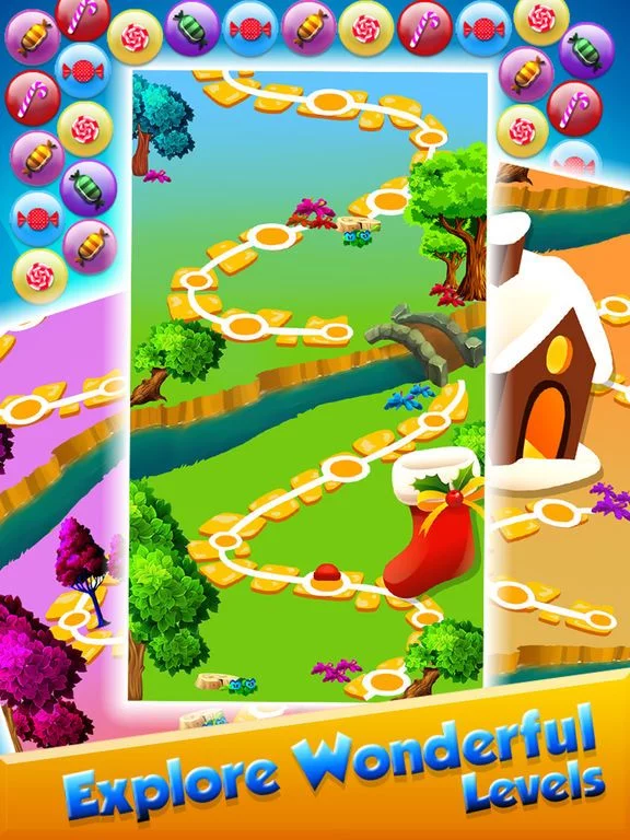 Изображение игры: Santa Christmas Bubble Shooter