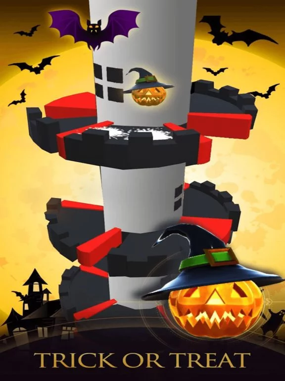Изображение игры: Helix Monster - Scary Jump