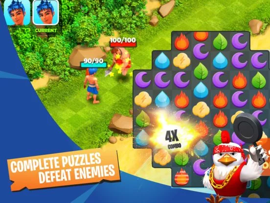 Изображение игры: Puzzle Clash: A Match 3 RPG