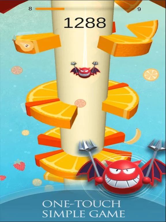 Изображение игры: Helix Monster - Scary Jump