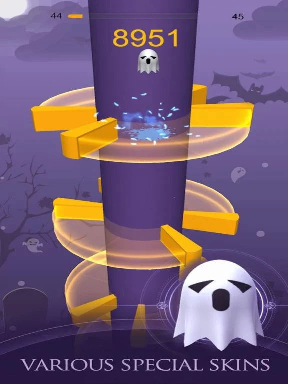 Изображение игры: Helix Monster - Scary Jump