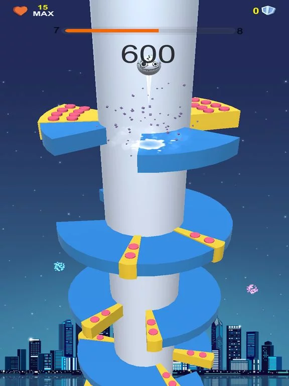 Изображение игры: Helix Monster - Scary Jump