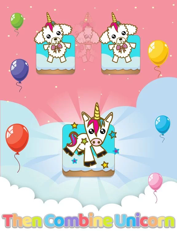 Изображение игры: Merge Unicorn Evolution