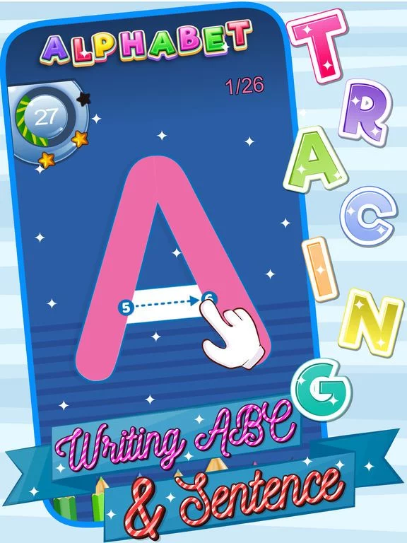 Изображение игры: Writing ABC & Sentence Words