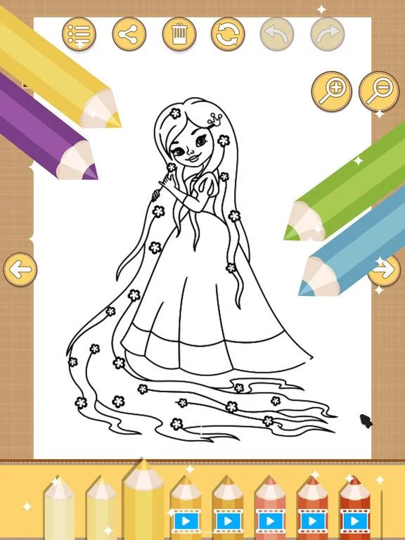 Изображение игры: Color My Sweet Little Princess