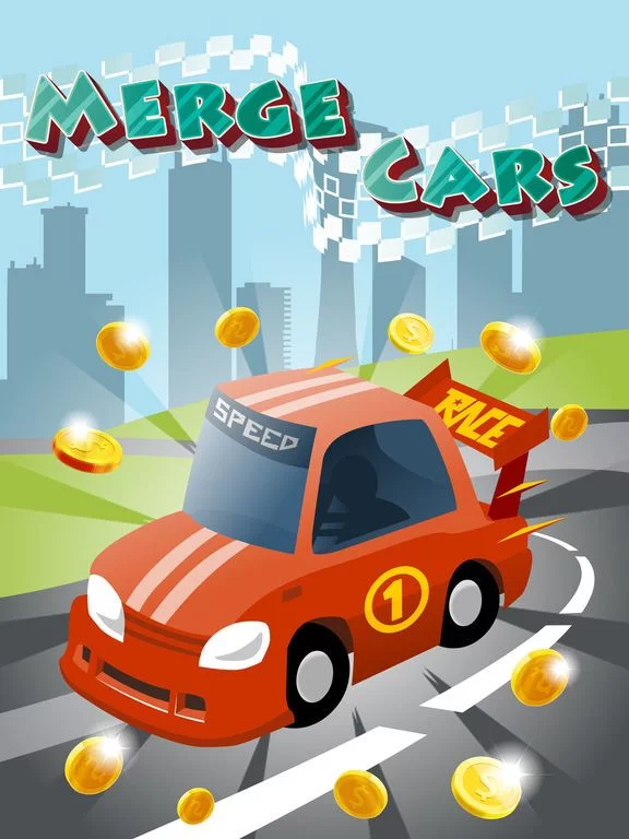 Изображение игры: Merge Cars City Evolution