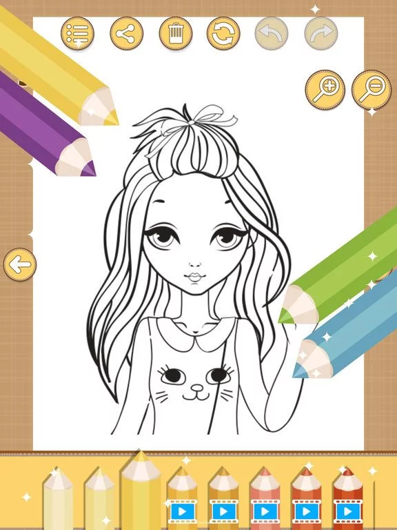 Изображение игры: Color My Sweet Little Princess