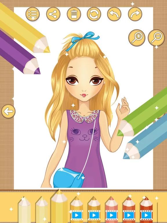 Изображение игры: Color My Sweet Little Princess