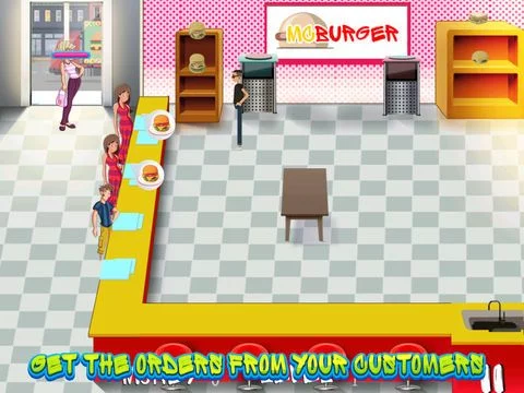 Изображение игры: Burger Cooking - Best Chef in the Kitchen Story