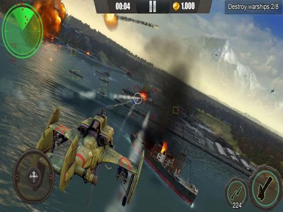 Изображение игры: Airplane Shooting War:Attack