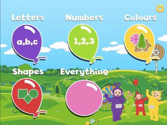 Изображение игры: Teletubbies Balloon Pop
