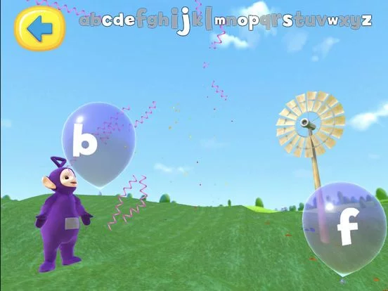 Изображение игры: Teletubbies Balloon Pop