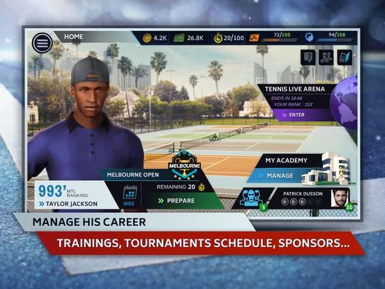 Изображение игры: Tennis Manager 2019