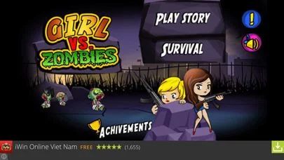 Изображение игры: Pretty Girls vs Zombies