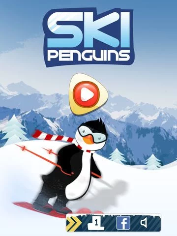 Изображение игры: Penguin Ski - frozen penguin