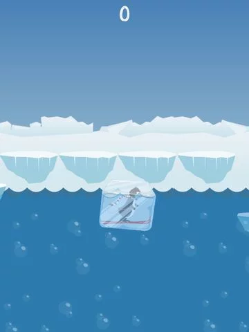 Изображение игры: Penguin Ski - frozen penguin