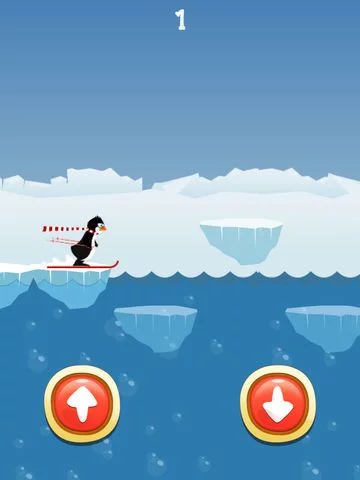 Изображение игры: Penguin Ski - frozen penguin