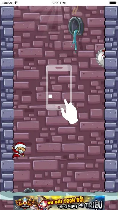 Изображение игры: Santa Run - tap tap tap