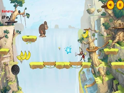 Изображение игры: Gorilla Run 2015