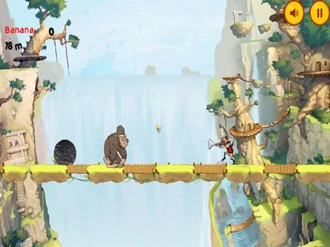 Изображение игры: Gorilla Run 2015