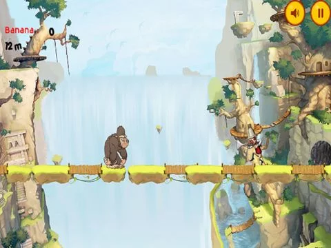 Изображение игры: Gorilla Run 2015