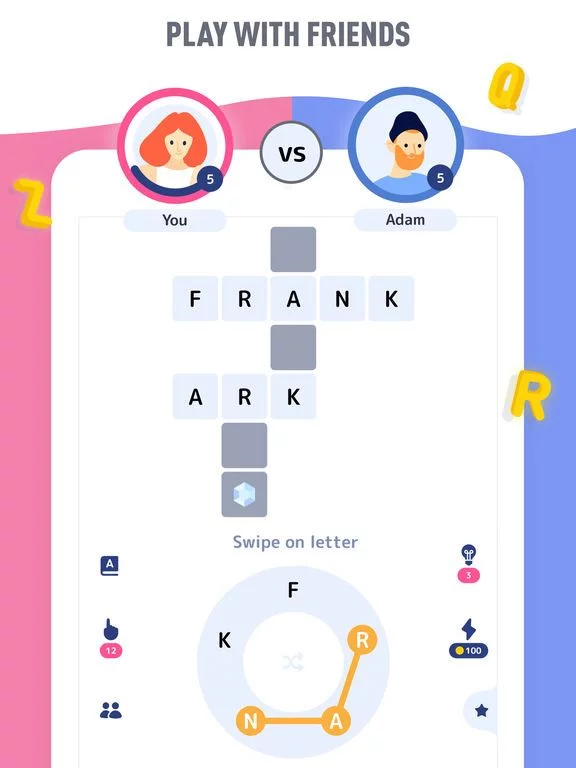 Изображение игры: Wordscapes with Friends
