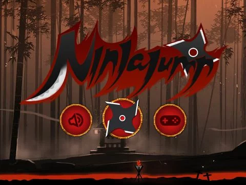 Изображение игры: Ninja Jump 2015