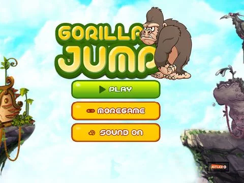 Изображение игры: Gorilla Jump 2015 - Gorilla Run