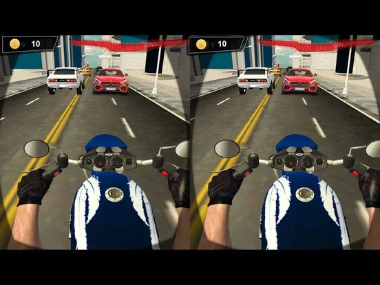 Изображение игры: VR Crazy Traffic Bike Racer
