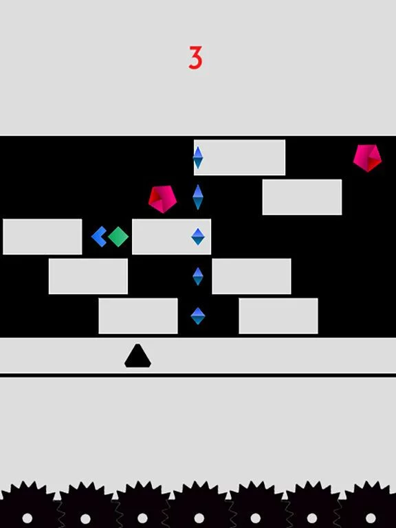 Изображение игры: tri jump triangle