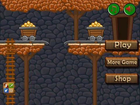 Изображение игры: Gold Mine Pitfall Escape Dash
