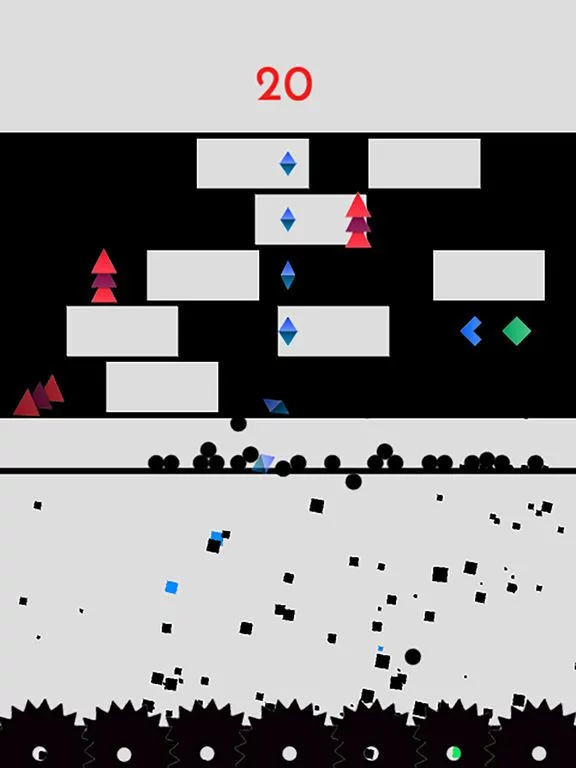 Изображение игры: tri jump triangle