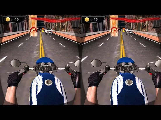 Изображение игры: VR Crazy Traffic Bike Racer
