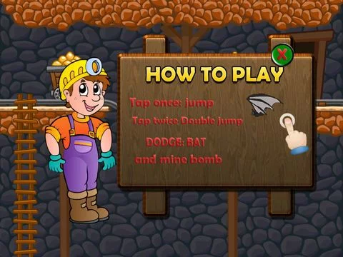 Изображение игры: Gold Mine Pitfall Escape Dash